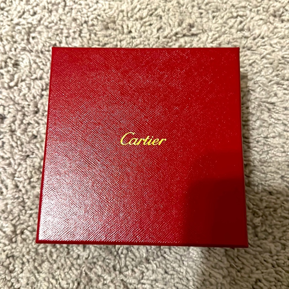 Cartier necklace box